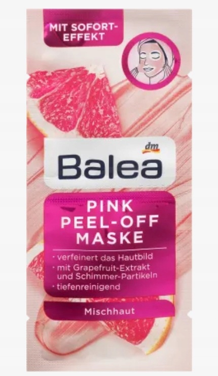 

Balea Maska Maseczka do twarzy Pink Peel-Of 16ml