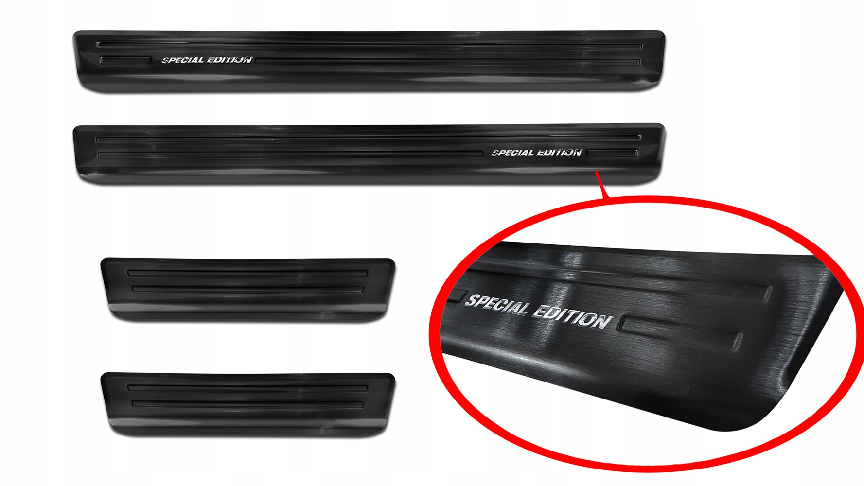 OPEL CORSA VI HB NAKŁADKI PROGOWE LISTWY NA PROGI STALOWE