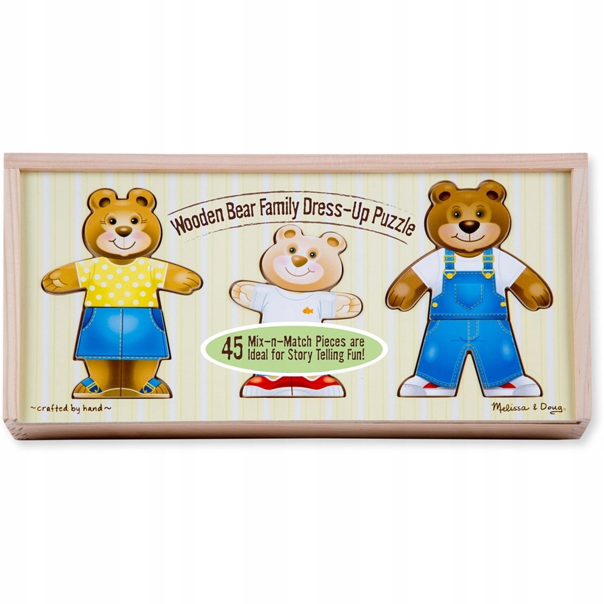 

Melissa & Doug Drewniana ubieranka Misie