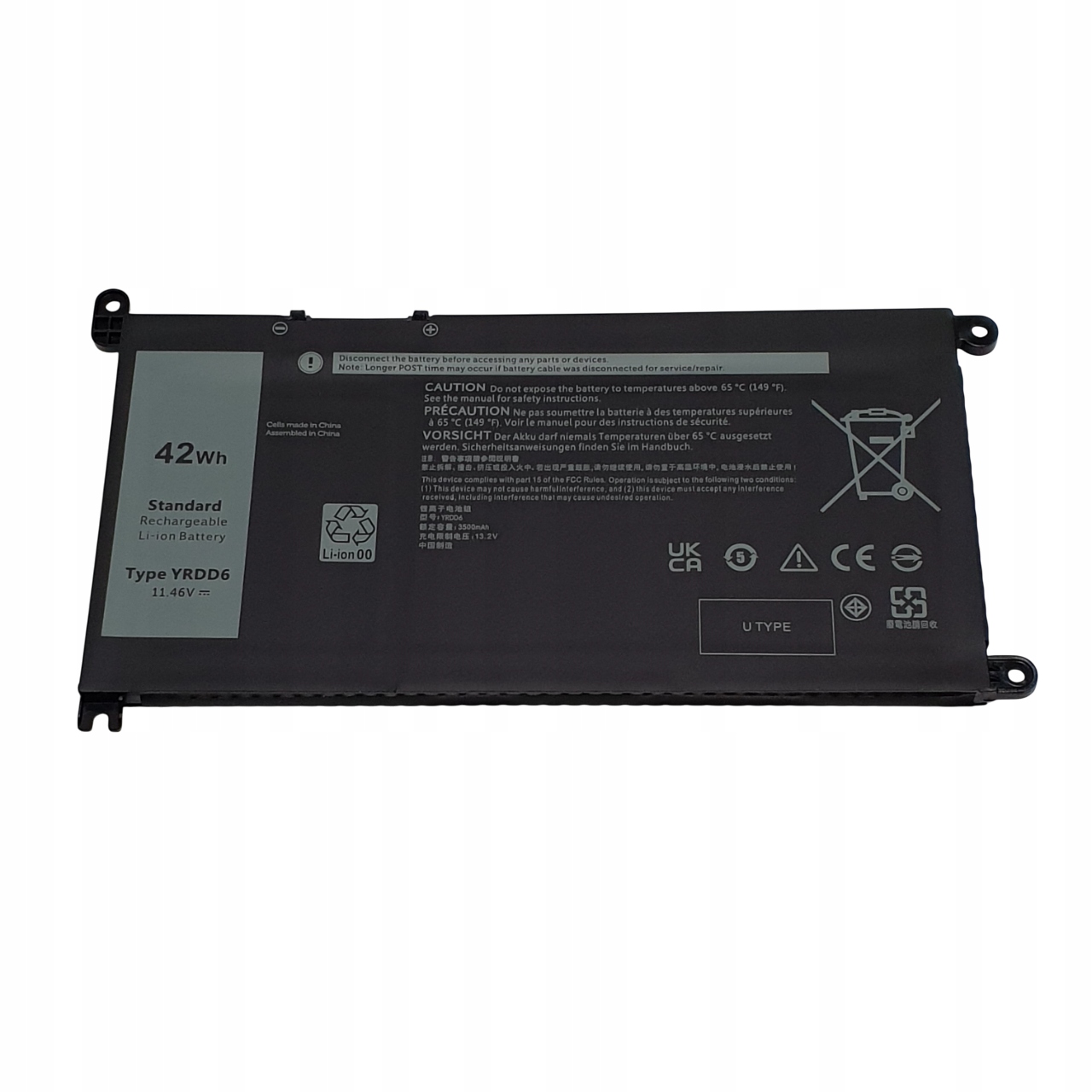 Bateria do Dell Latitude 3500 Vostro 5490 5590 Inspiron 5481 5482 YRDD6