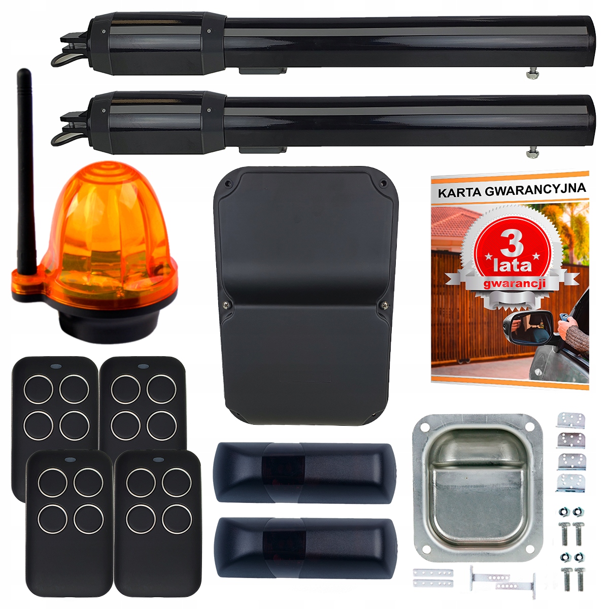 NAPĘD DO BRAMY DWUSKRZYDŁOWEJ ARM400 AUTOMAT DO BRAMY 4,4m/400kg 4 PILOTY