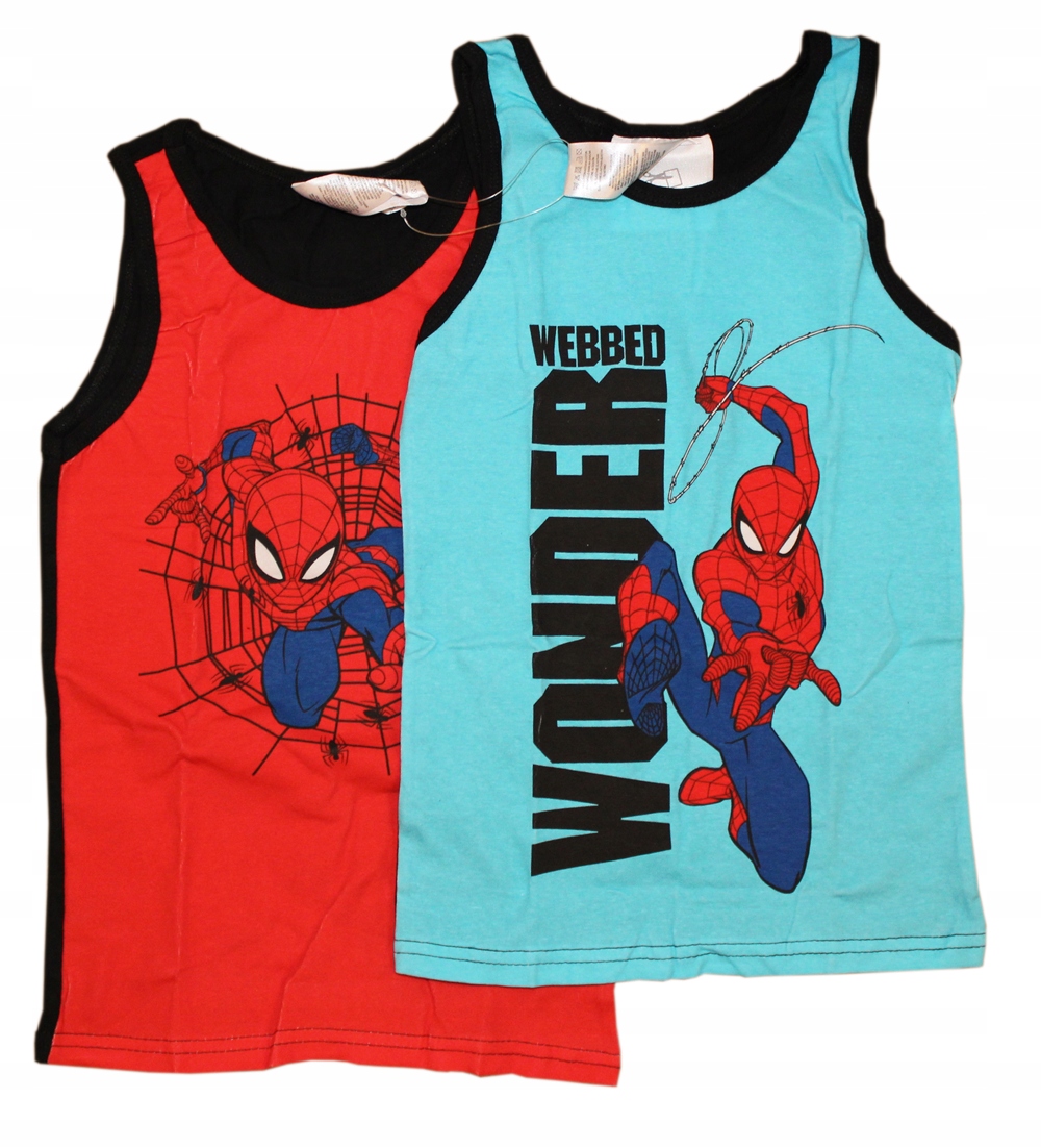 

2X Podkoszulek Spider-man Bawełna 98