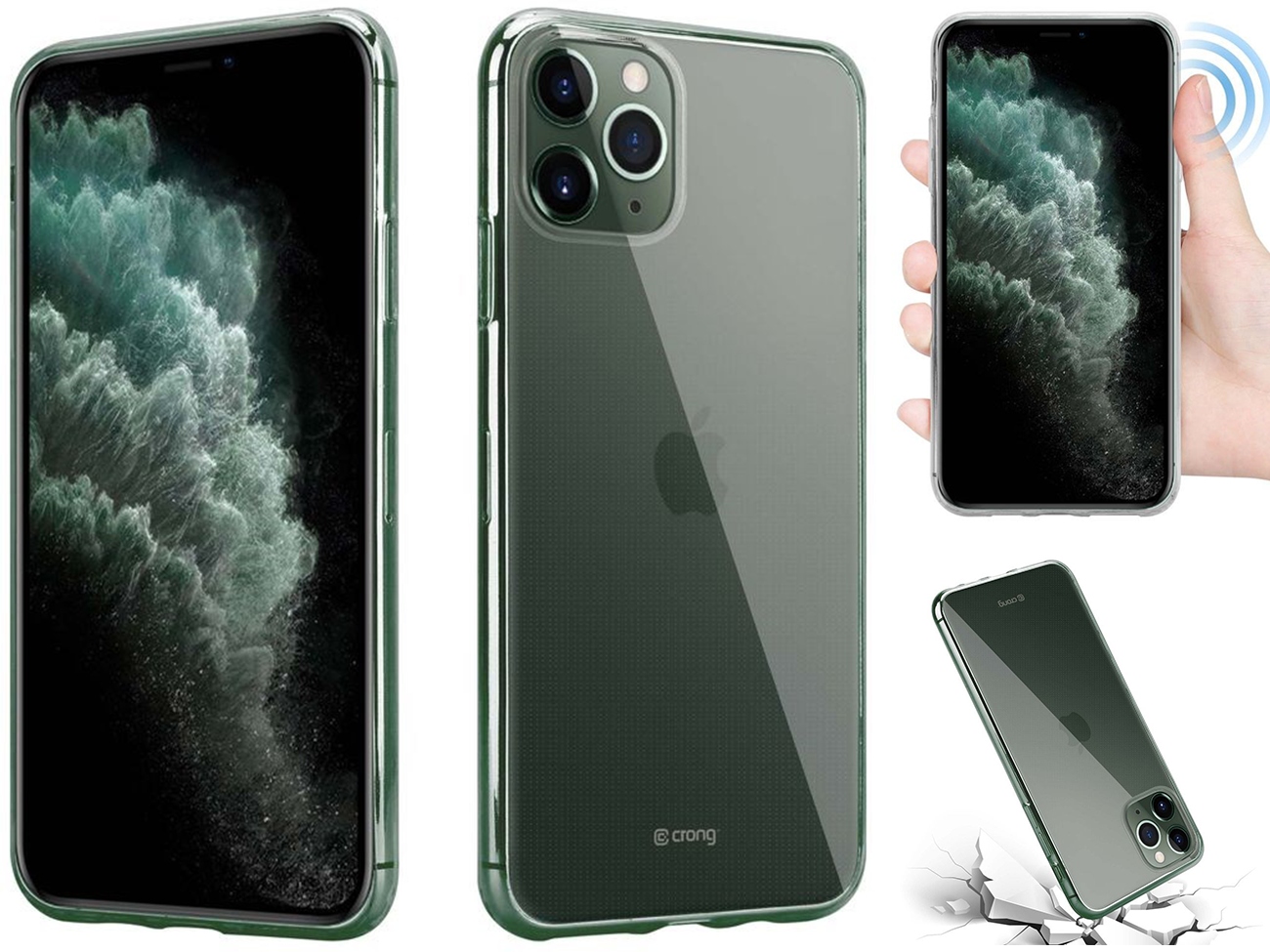 

Crong Crystal Slim Cienkie Etui do iPhone 11 Pro