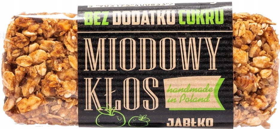 

pyszny Baton Miodowy z Jabłkiem bez Cukru