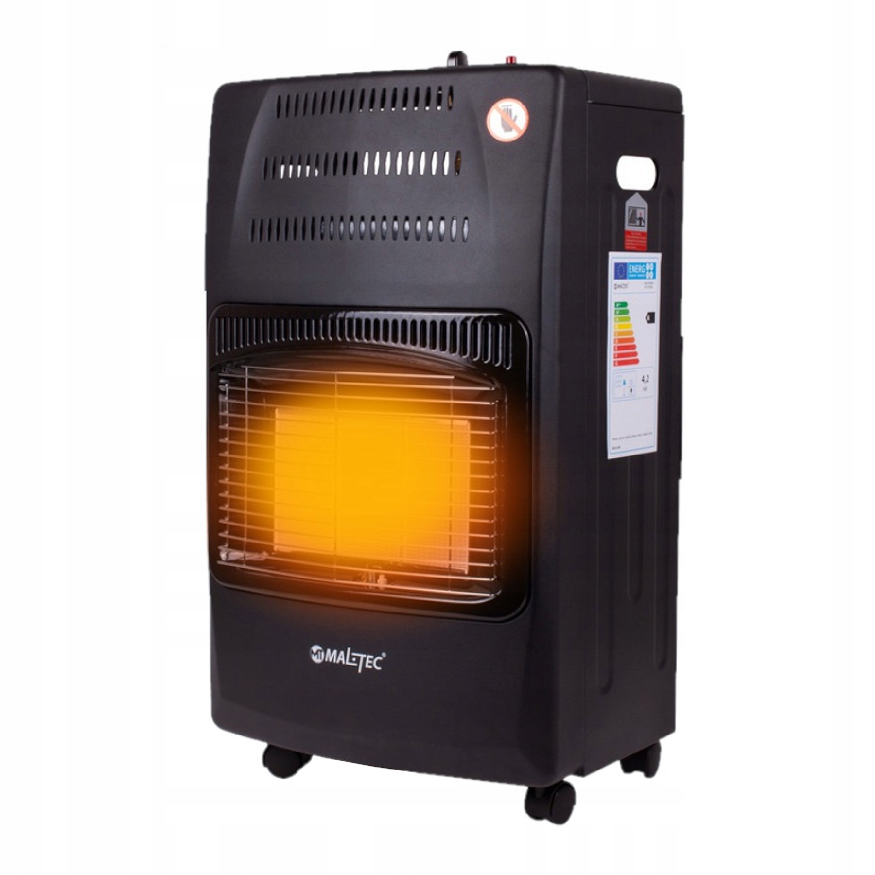 Plynová pec Slim Skladacia Sada reduktora hadice 4,2 kW na fľaše 13 kg až 65 m2