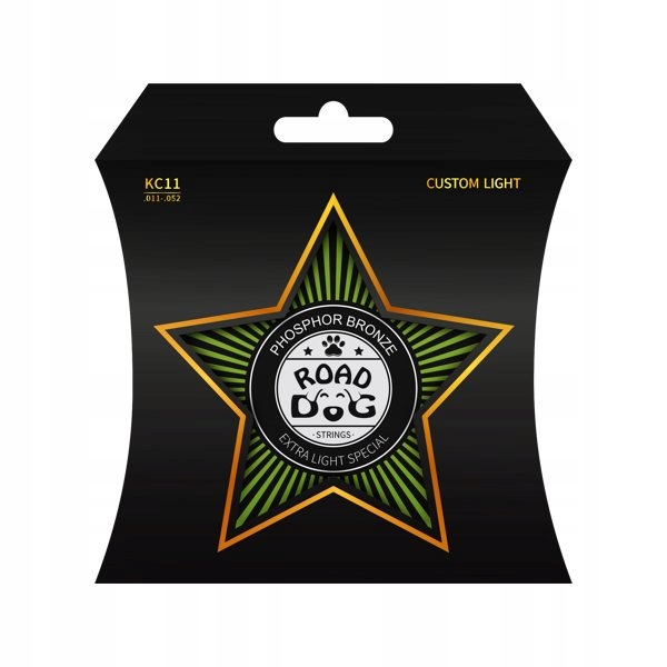 Struny do gitary akustycznej Road Dog KC11