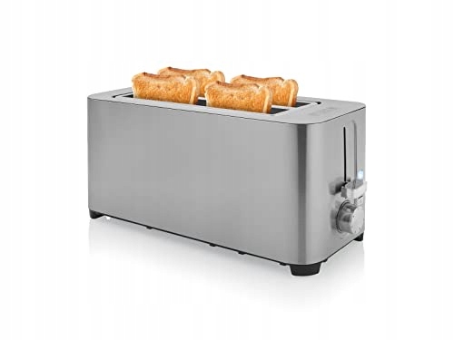 PRINCESS Toster Stalowy 2 Długie Szczeliny 7 Poziomów 1400W — miniatura 3