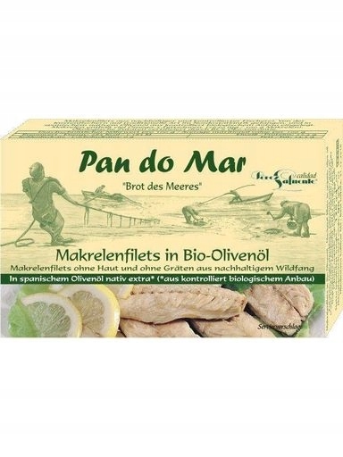 Levně 3x Pan Do Mar Makrela v Bio olivovém oleji 120 g
