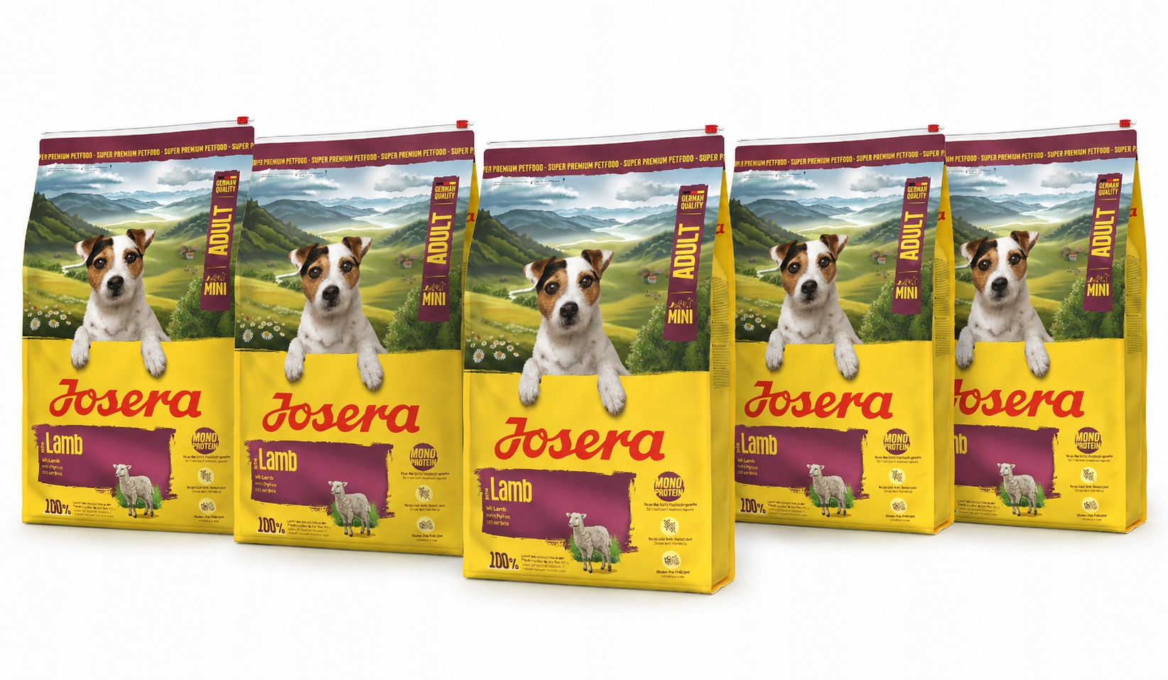 Sucha karma dla psa Josera Mini Adult Lamb jagnięcina 5x 900g