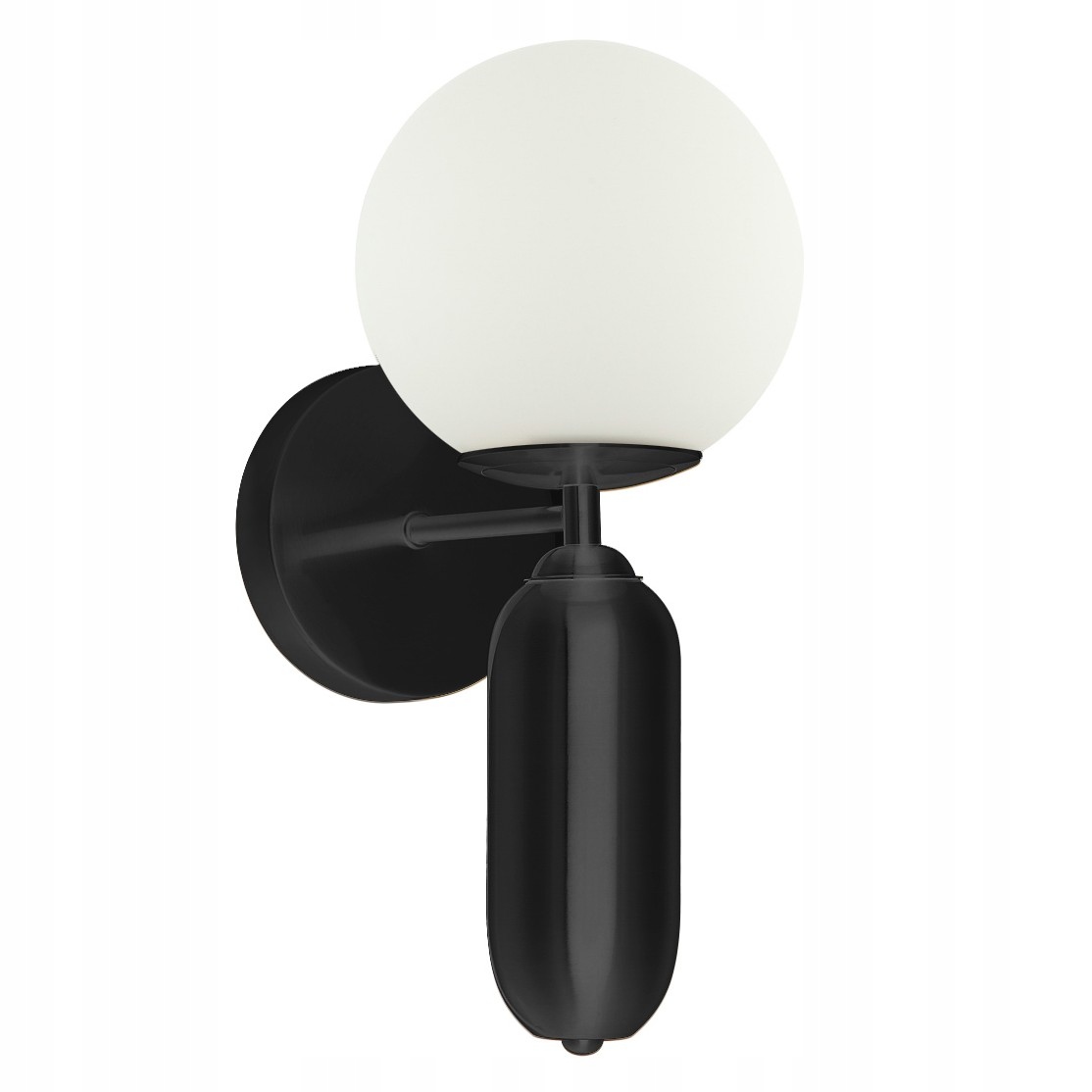 Nástenná lampa, nástenná lampa do spálne, obývačky, čierna E27 Aldeva