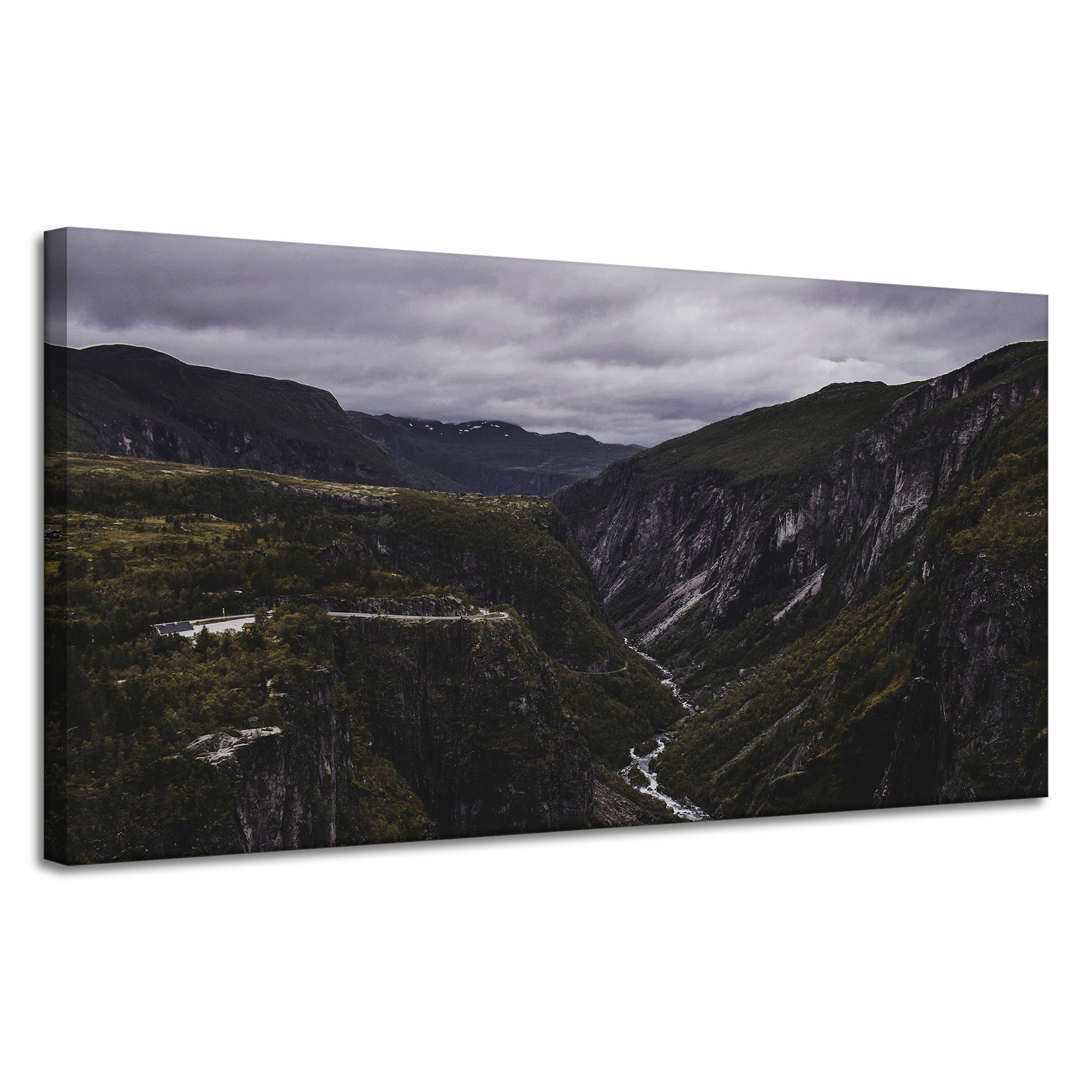 Obrazy na plátně Příroda Horský potok 120x60 cm