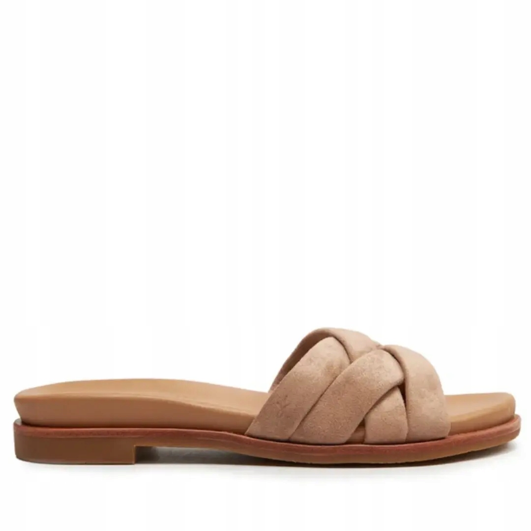 Nazouváky pantofle Emu Australia W13054 camel 41, hnědá barva