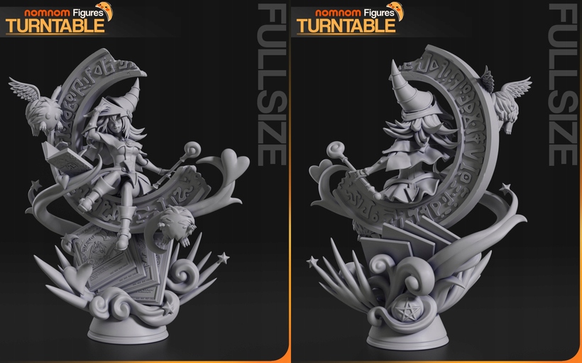 Figurka Dark Magician Girl Yu-Gi-Oh! Mini NomNom Figures 3D tisk 14K