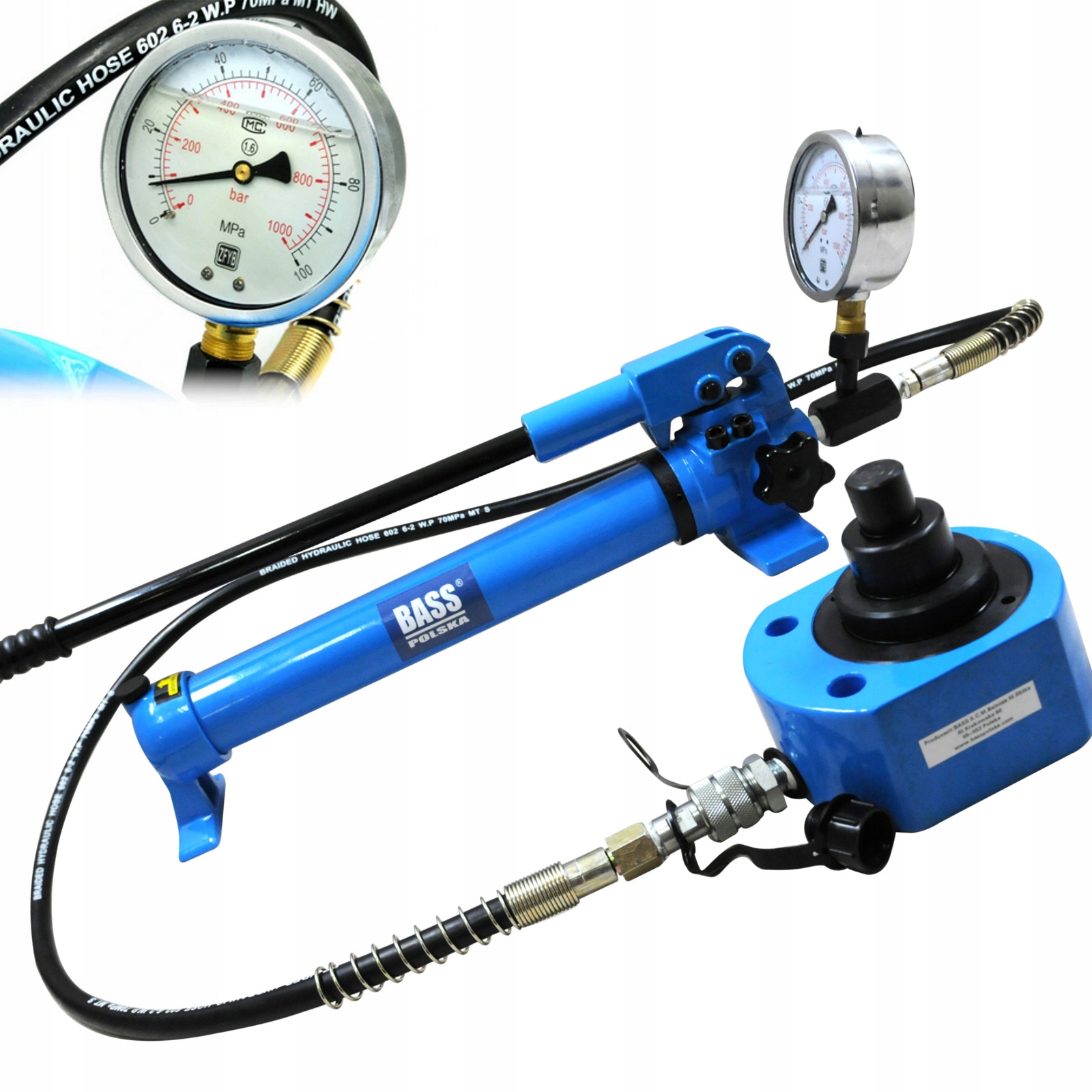 ГІДРАВЛІЧНИЙ ЦИЛІНДР 3-TL 50T + НАСОС