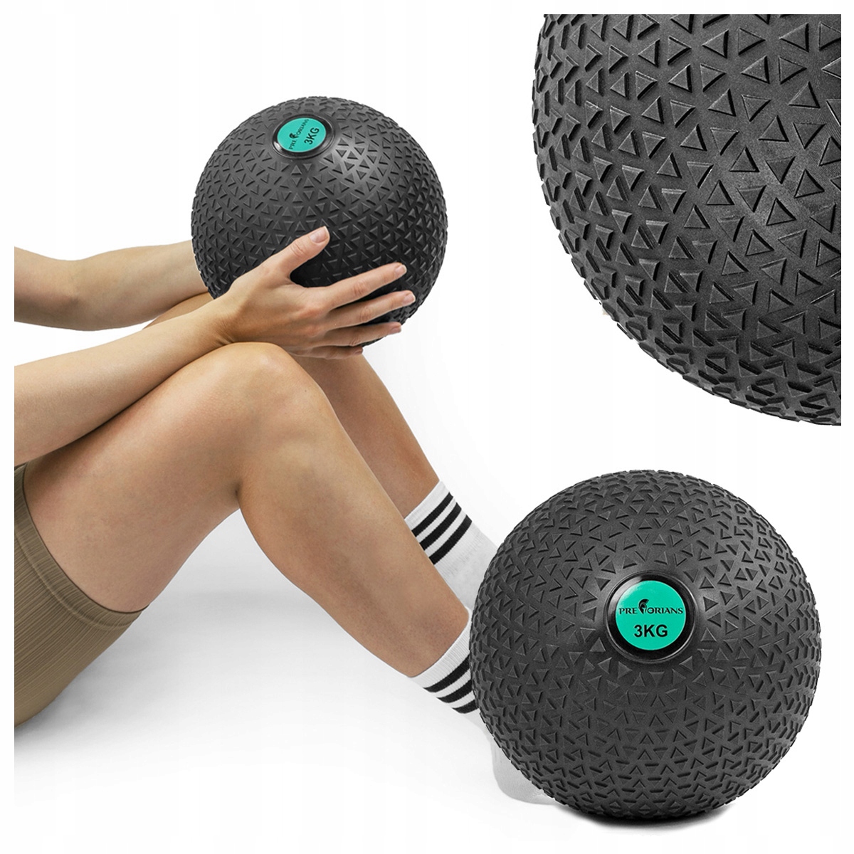 

Slam ball 3kg Piłka treningowa ćwiczeń Lekarska