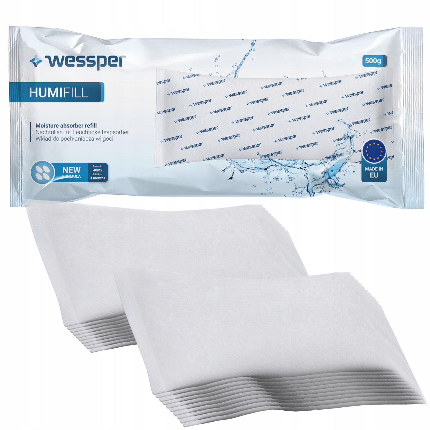 

Wkład Pochłaniacz Wilgoci 20 x Wkładów po 500g