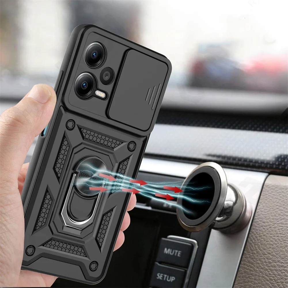 ETUI PANCERNE SLIDE CASE OBUDOWA POKROWIEC RING 3W1 DO SAMSUNG GALAXY A05 Marka Smart-Tel