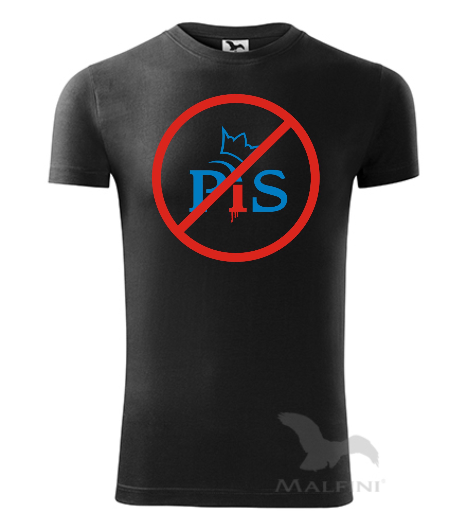 

Koszulka t-shirt męska Anty Pis 8 gwiazdek