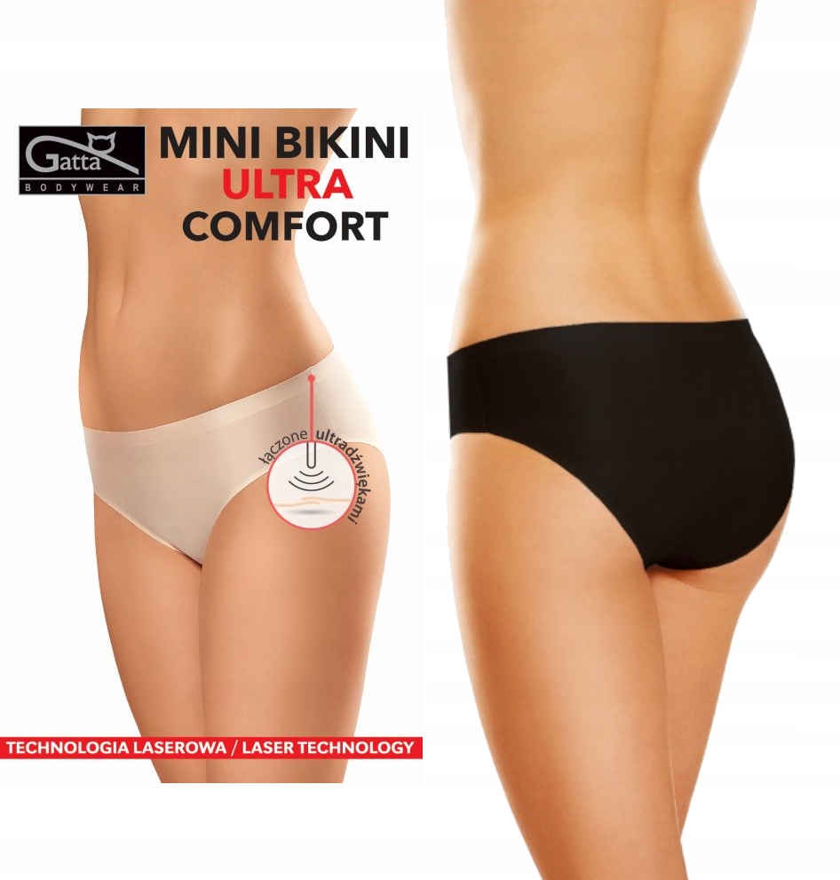 

Majtki Mini Bikini Ultra Gatta | Bezszwowe | r.S