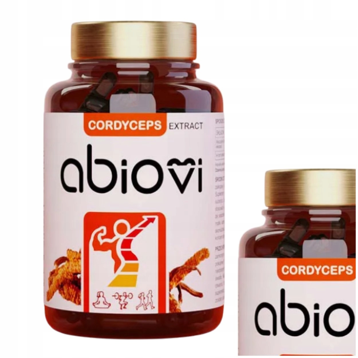 Maczużnik Chiński Ekstrakt 10:1 60 Kapsułek Cordyceps Sinensis Abiovi