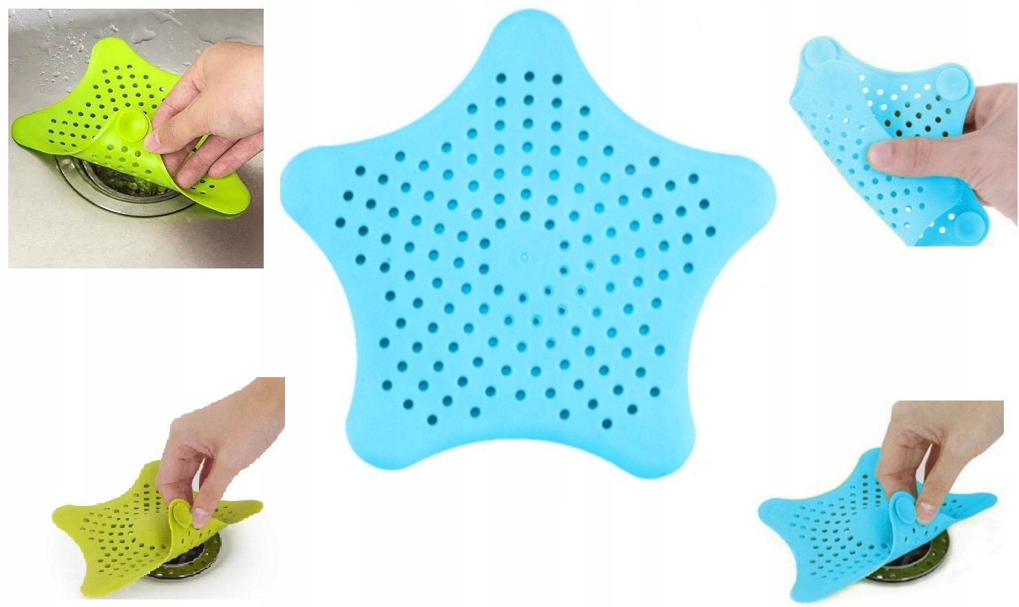 SITKO SILIKONOWE FILTR DO ZLEWU ODPŁYWU UMYWALKI