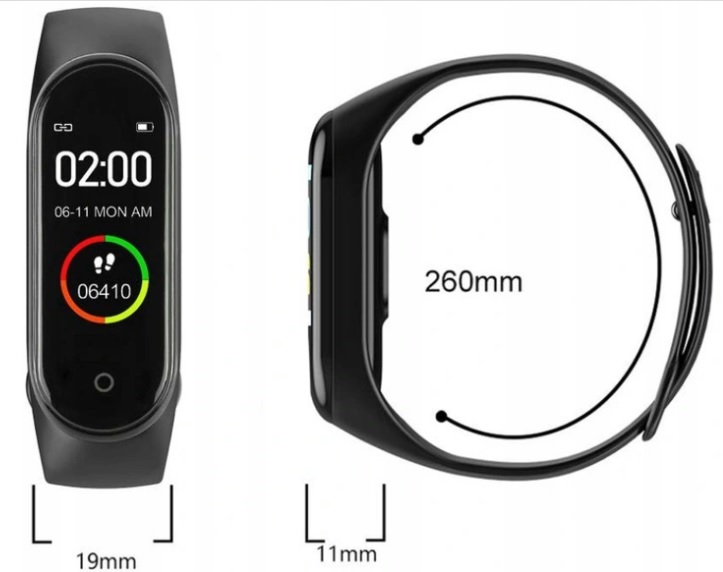 M4 PRO OPASKA SPORT SMARTWATCH SMARTBAND ZEGAREK Kod producenta 8965