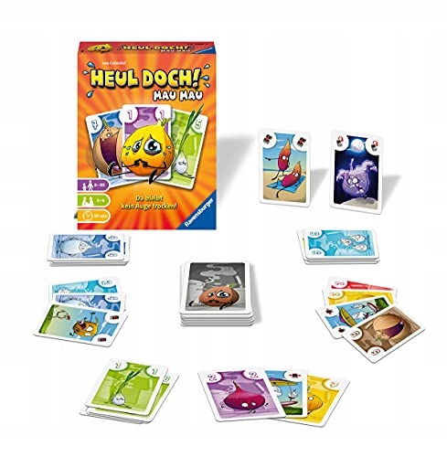 Colovini, Leo Ravensburger 20348 - Heul doch! Mau Mau Card Game for 3-6 Pla Producent inny
