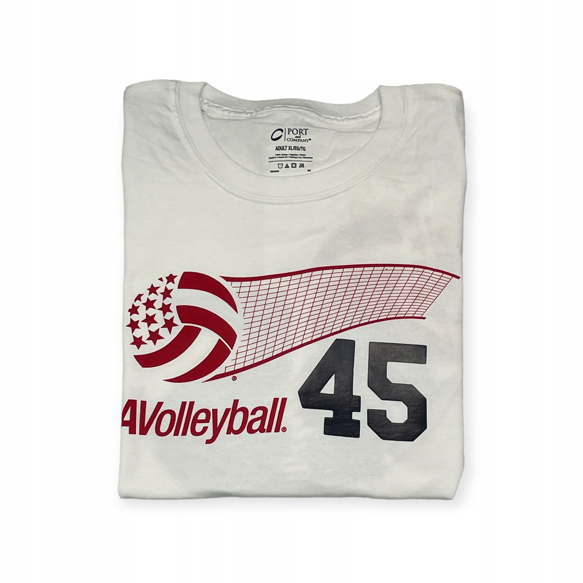 Koszulka męska PORT&COMPANY USA VOLLEYBALL XL Rozmiar XL