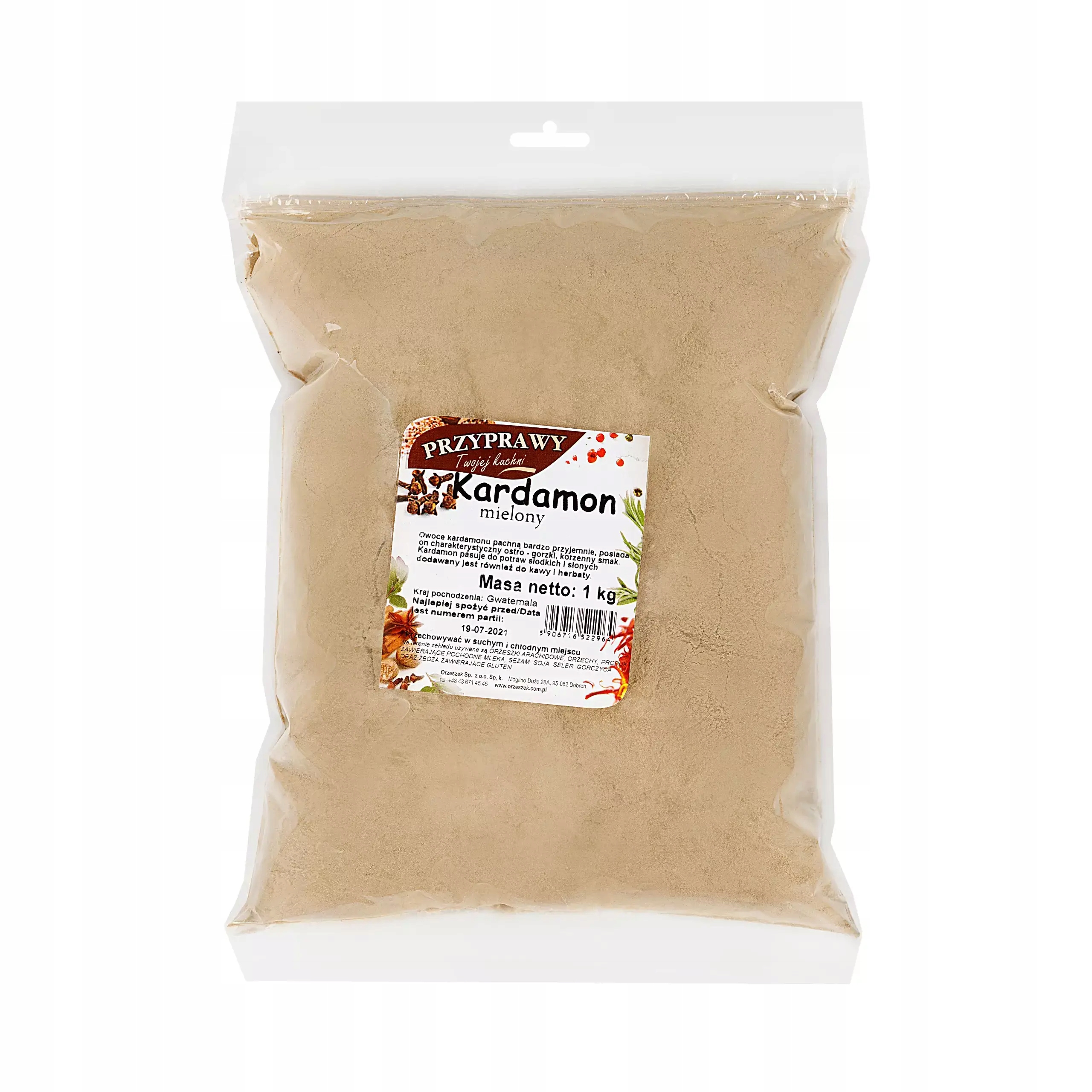 Levně Mletý kardamom Koření vaší kuchyně 1 kg