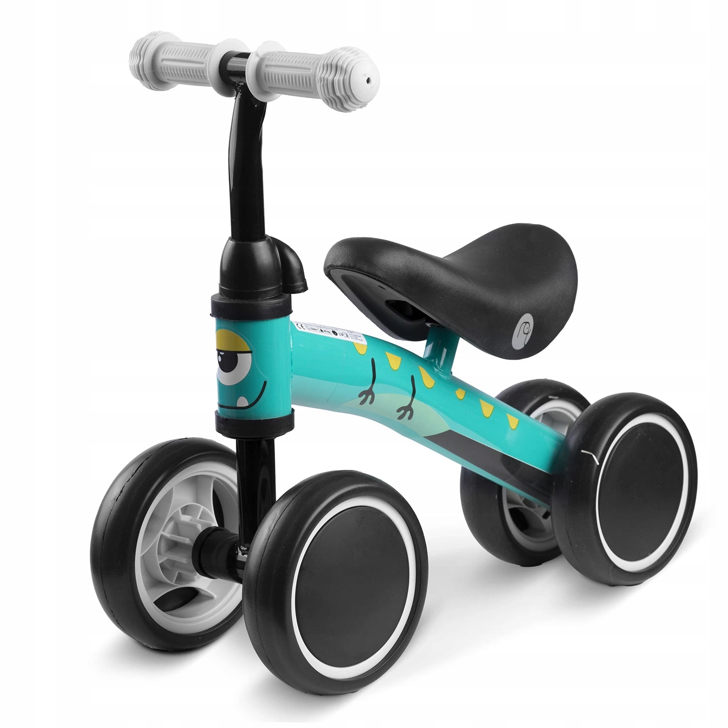 Rowerek biegowy 4 koła Nukido NK-600 dla dzieci stabilny jeździk