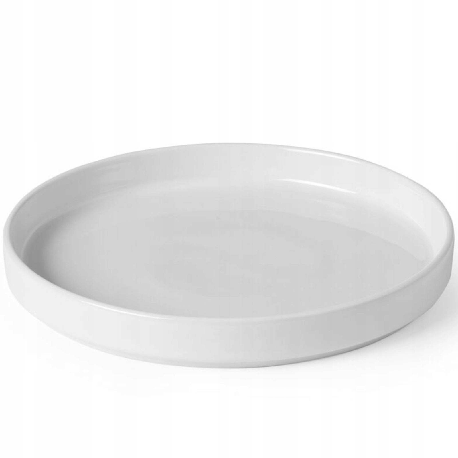 Tanier s vysokým okrajom Oslo biely 200 x 25 mm sada 6 ks