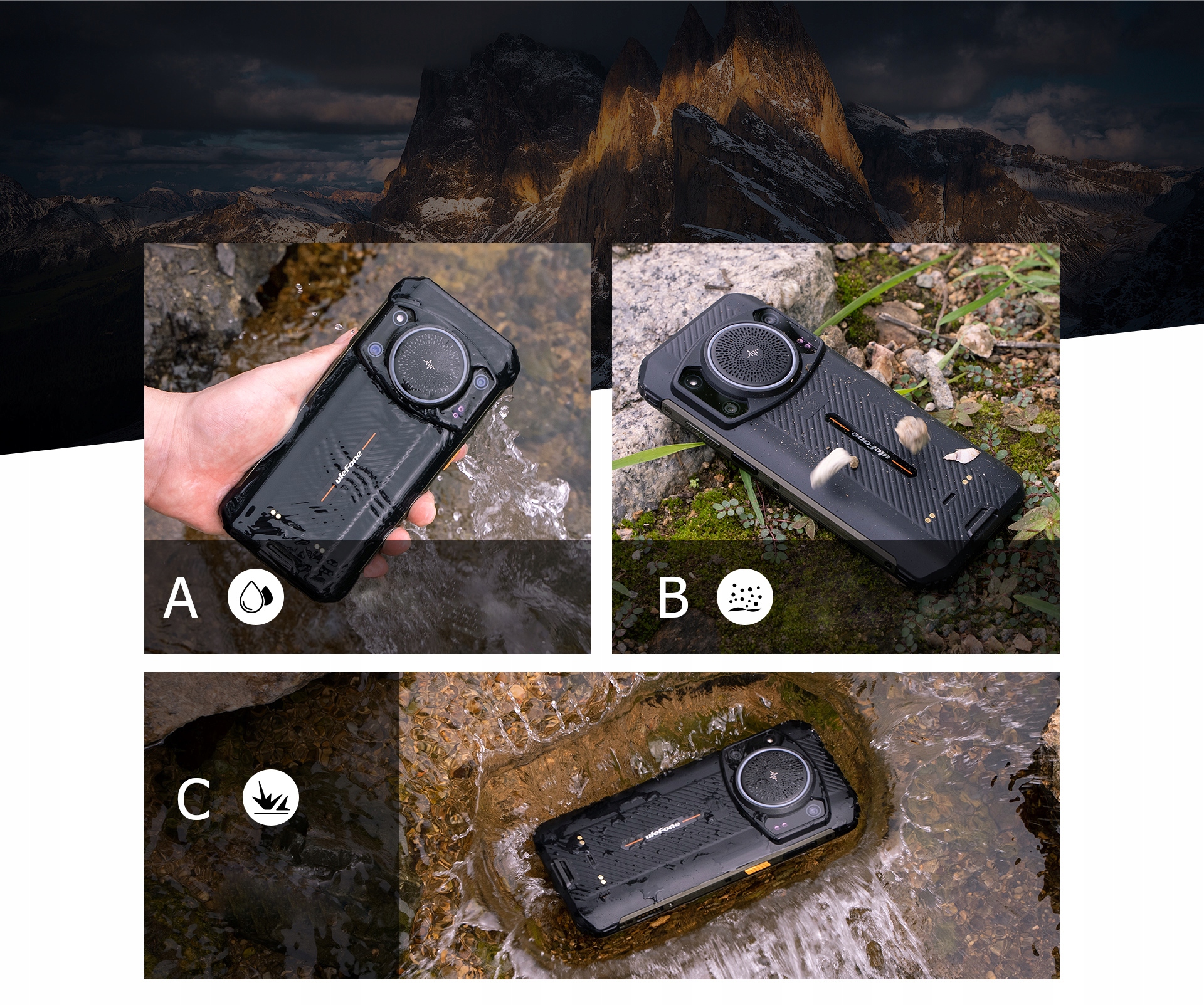 ULEFONE ARMOR 21 PANCERNY SMARTFON 8/256GB 4G 9600mAh ENDOSKOP EC02 ETUI Wbudowana pamięć 256 GB