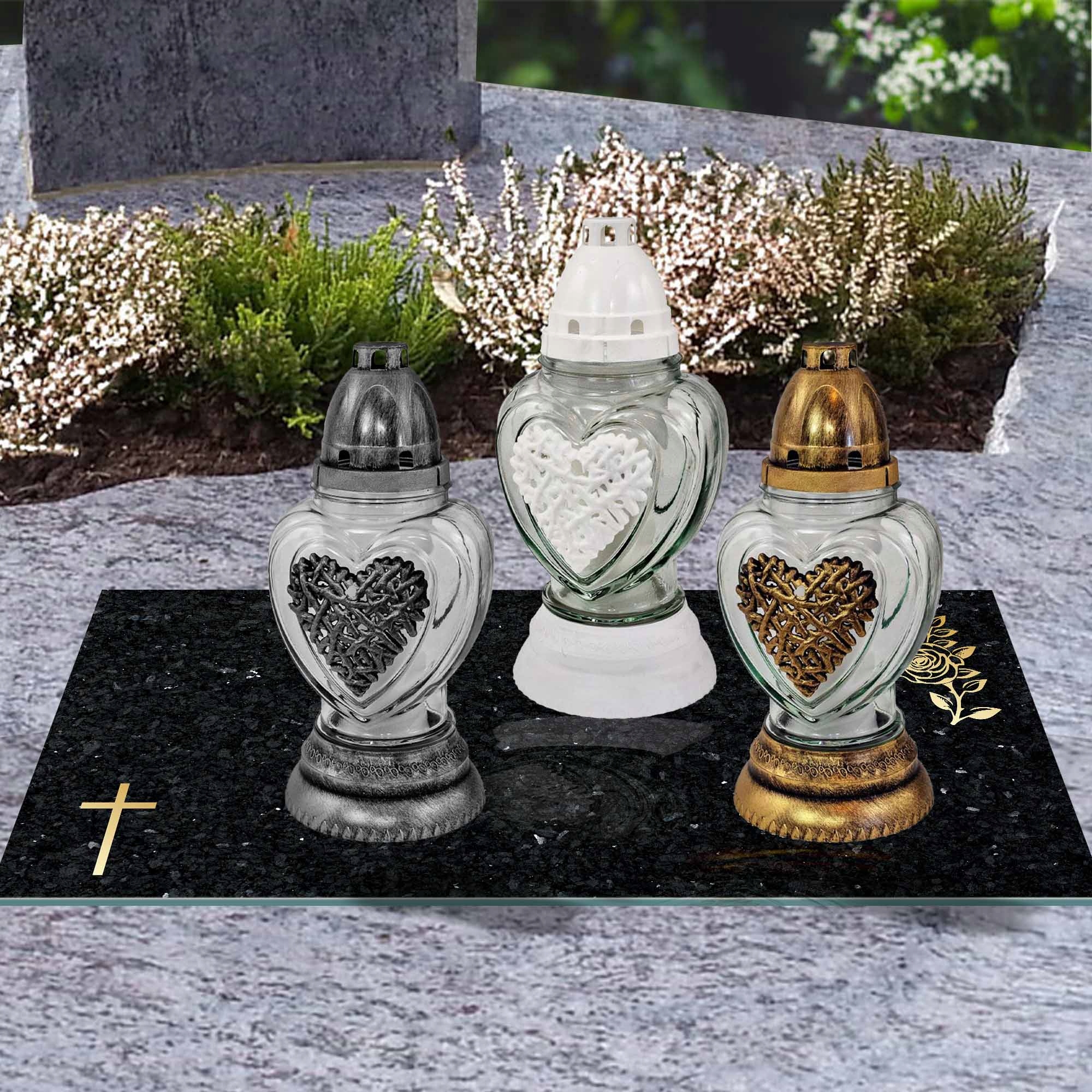 SZKLANA PODSTAWKA POD ZNICZE 60x30cm 495d Wysokość produktu 0.5 cm