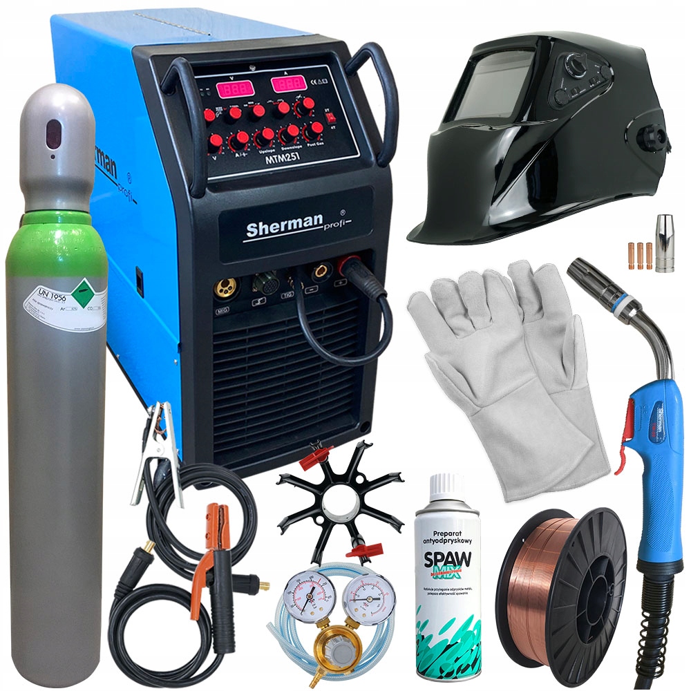 Spawarka inwertorowa MIG TIG Sherman MTM MIGOMAT