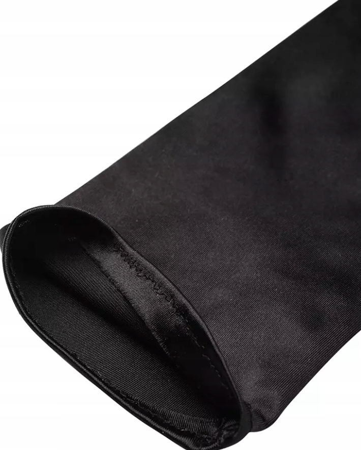 RĘKAWICZKI DŁUGIE WIECZOROWE SEXY CZARNE RETRO Rodzaj pięciopalczaste