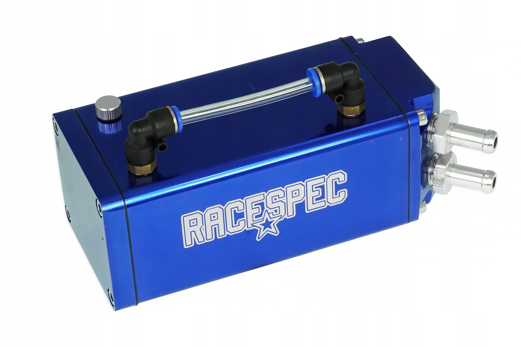 Oil catch tank Racespec OT02 Silver 18mm Producent części Inny