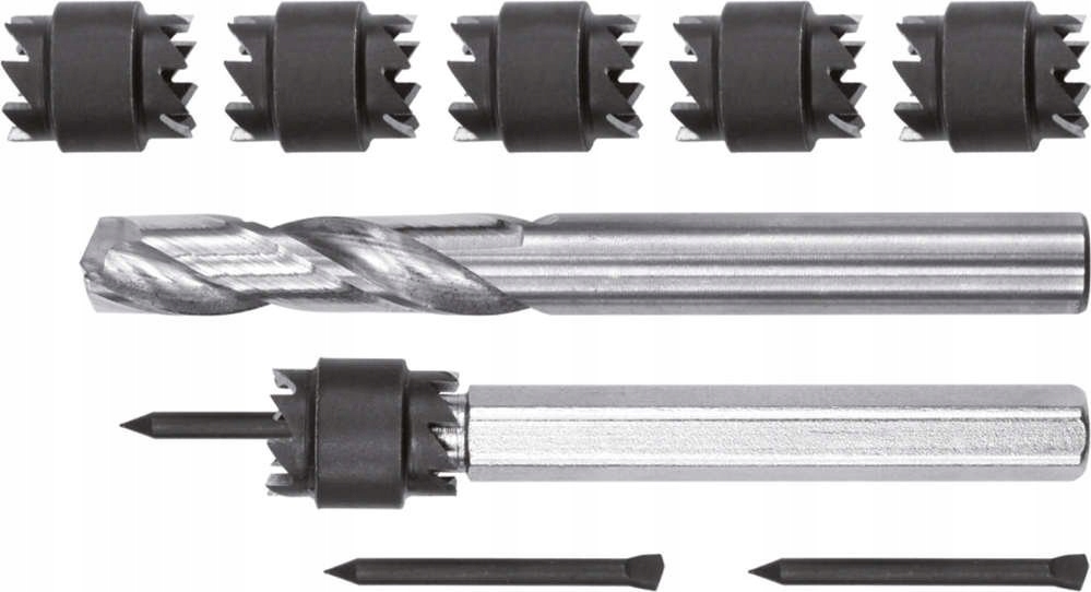 ZESTAW ROZWIERTAKÓW DO ZGRZEWÓW PUNKTOWYCH YATO Rodzaj wiertła zestaw wierteł