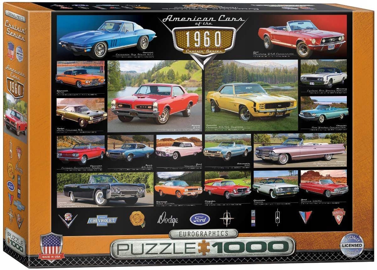 

Eurographics 1000 El. Amerykańskie Samochody Z Lat