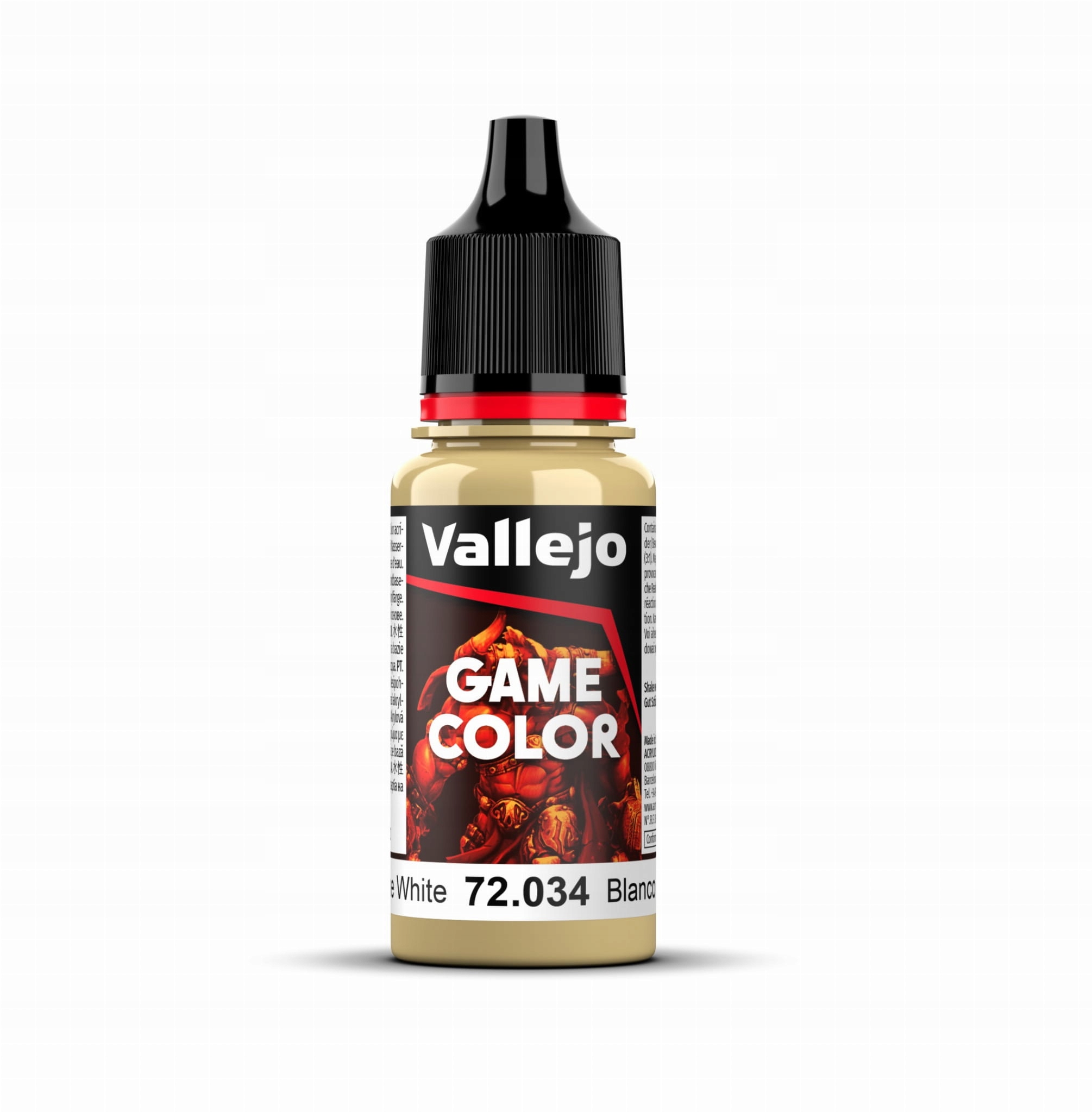 VALLEJO GAME COLOR - 72034 Bone White 18ml