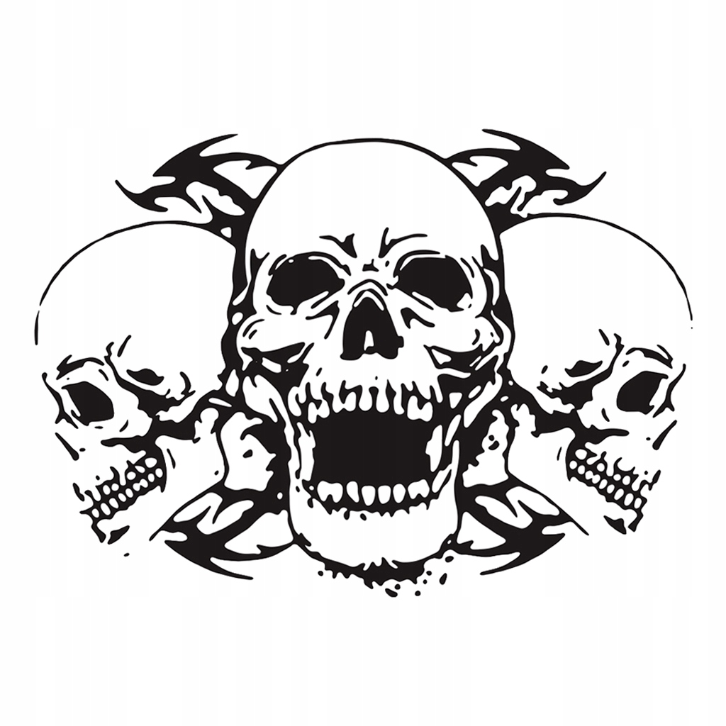 Naklejki na maskę samochodu - czarny Producent Inny