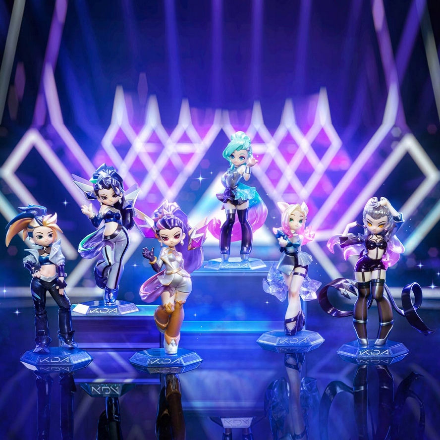 POPMART League of Legends 5デザイン Original Pop Mart League of Legends K/DA ALL OUT Series