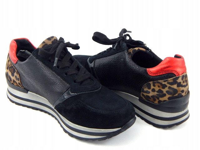 Buty ze skóry GABOR r 37/24,5 cm Nosek okrągły