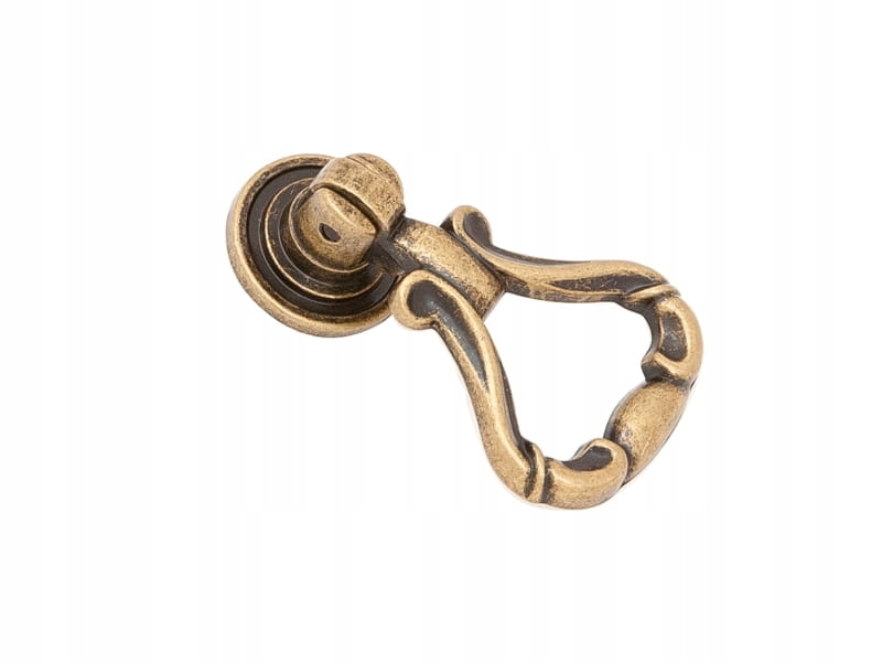 

Uchwyt meblowy retro kołatka stare złoto