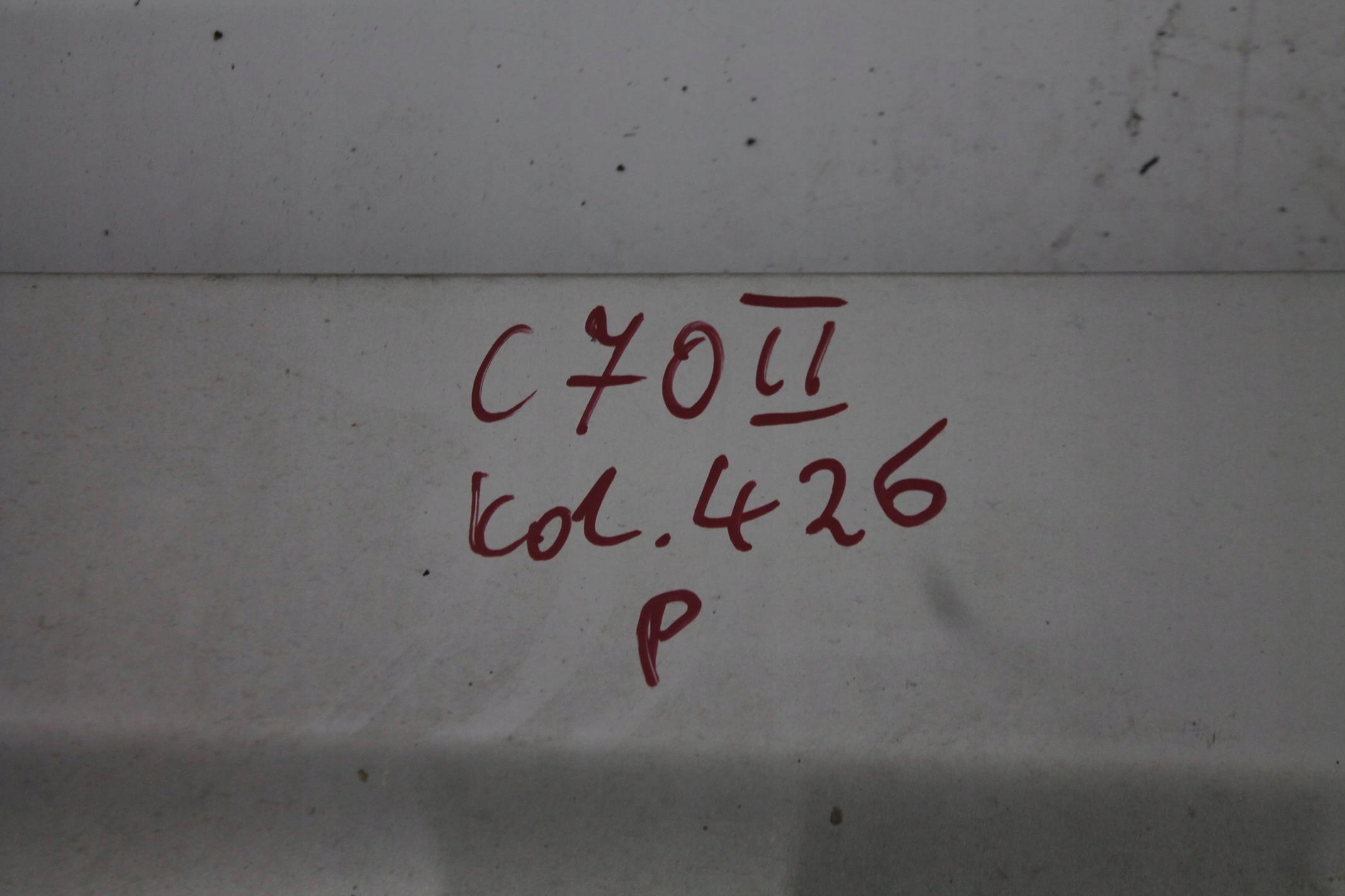moulding cap threshold right VOLVO C70 II 426