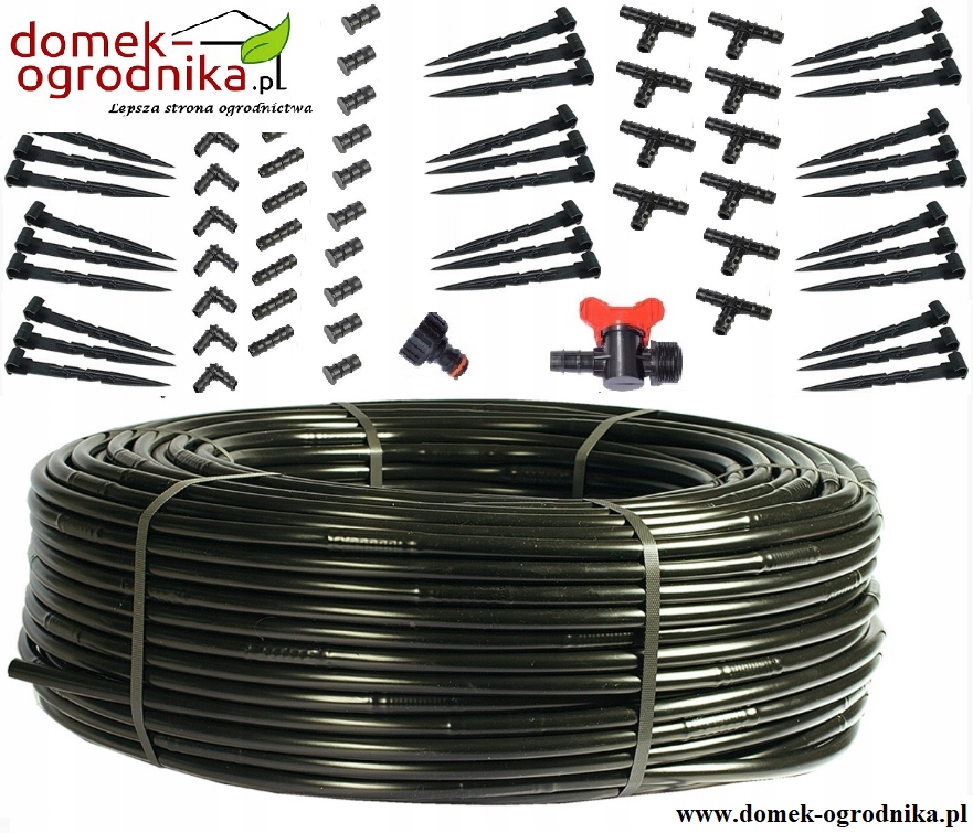Linia kroplująca 100m +90 elem. kroplownik co 33cm