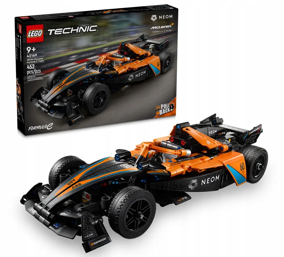 Lego Technic Stavebnice Sada Neom McLaren Formula E Race Car 42169