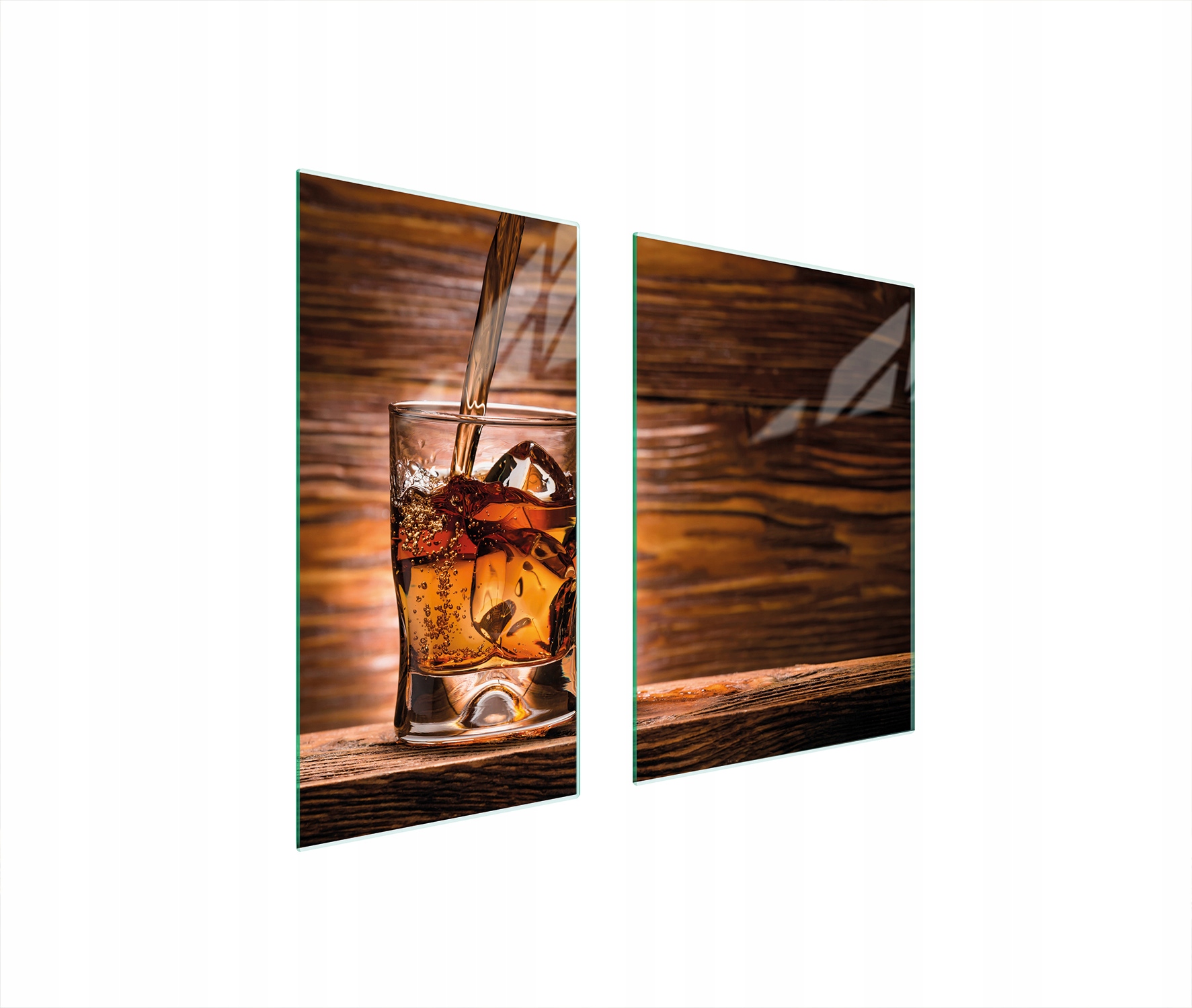 Skleněná Ochranná Deska 75x52 Whisky Tvrzené Sklo