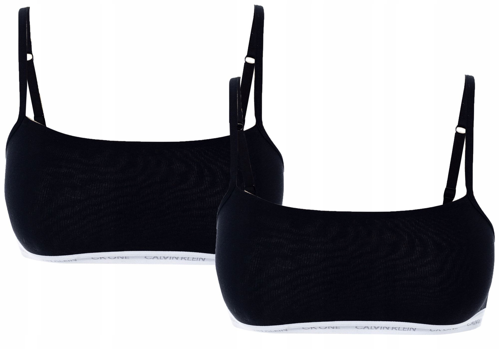

Calvin Klein Damski Stanik Bralette 2 Pak Black M