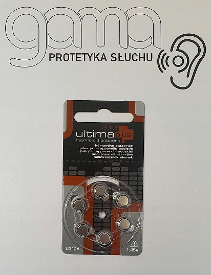 

Baterie UltimaPlus 312 do aparatów słuchowych