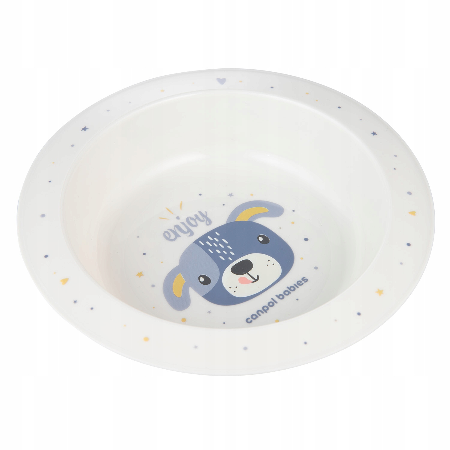 CANPOL MISECZKA PLASTIKOWA DLA DZIECI 4m+ 270ml CUTE ANIMALS - piesek Stan opakowania oryginalne